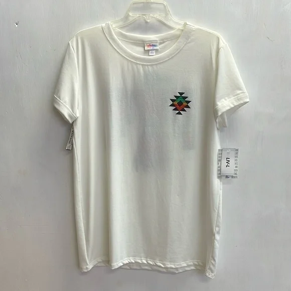 LuLaRoe Liv Tee – Size Large – NWT – Aztec Eagle Design(1149) - Picture 2 of 4